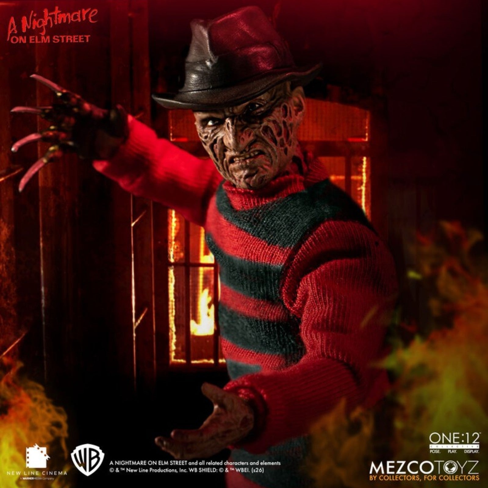 PRE-ORDER: Mezco One:12 Freddy Krueger A Nightmare on Elm Street Action Figure