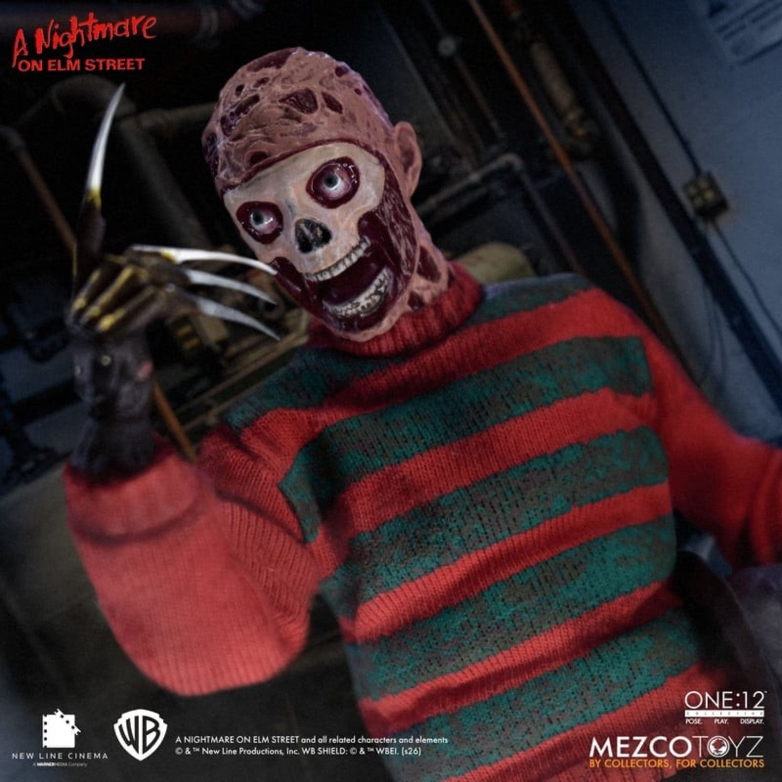 PRE-ORDER: Mezco One:12 Freddy Krueger A Nightmare on Elm Street Action Figure