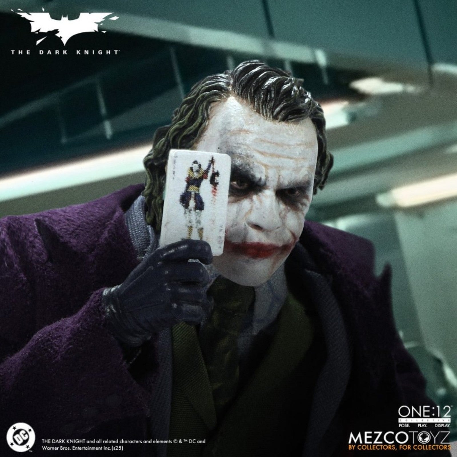 PRE-ORDER: Mezco One:12 Collective Dark Knight Joker Figure Heath Ledger