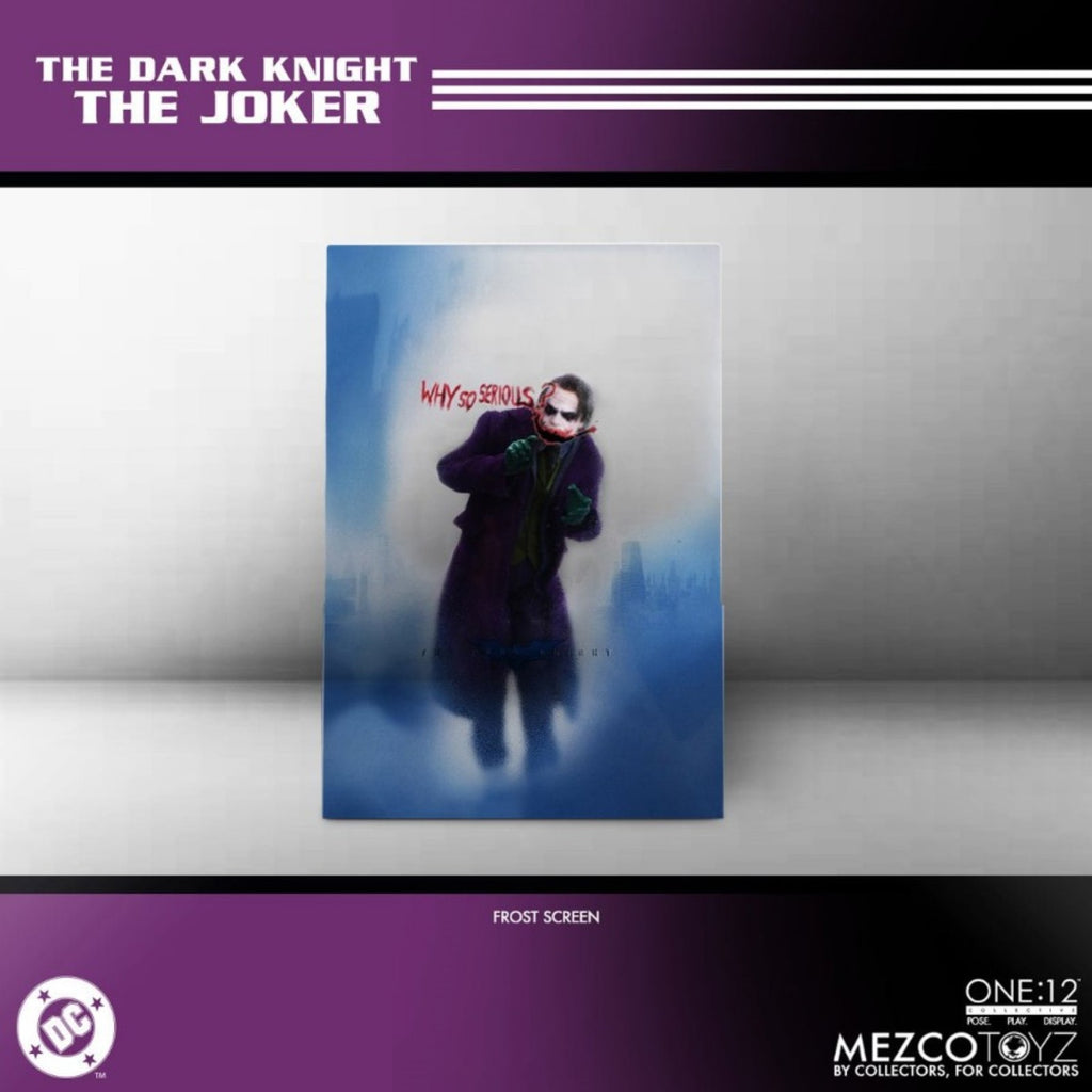PRE-ORDER: Mezco One:12 Collective Dark Knight Joker Figure Heath Ledger