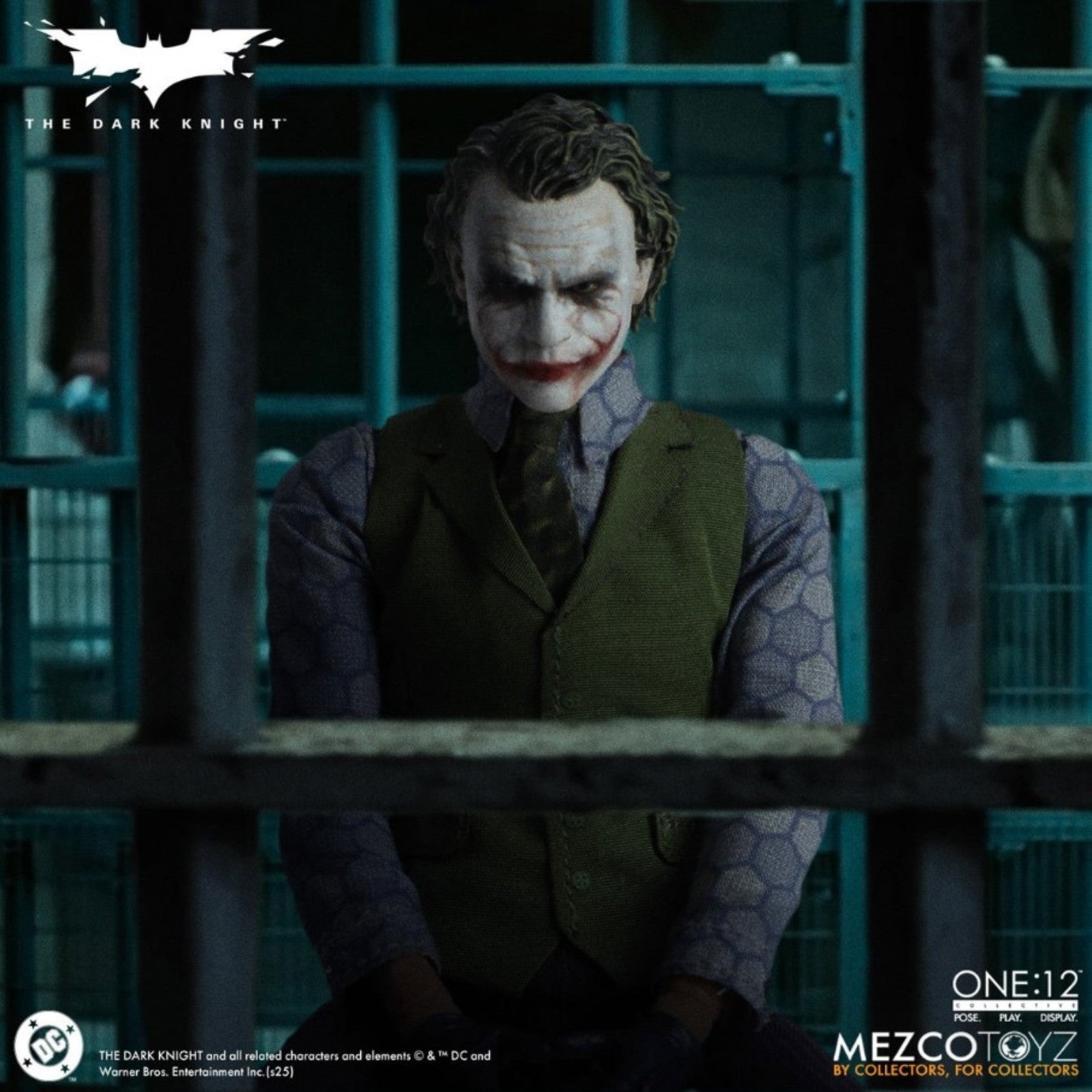 PRE-ORDER: Mezco One:12 Collective Dark Knight Joker Figure Heath Ledger