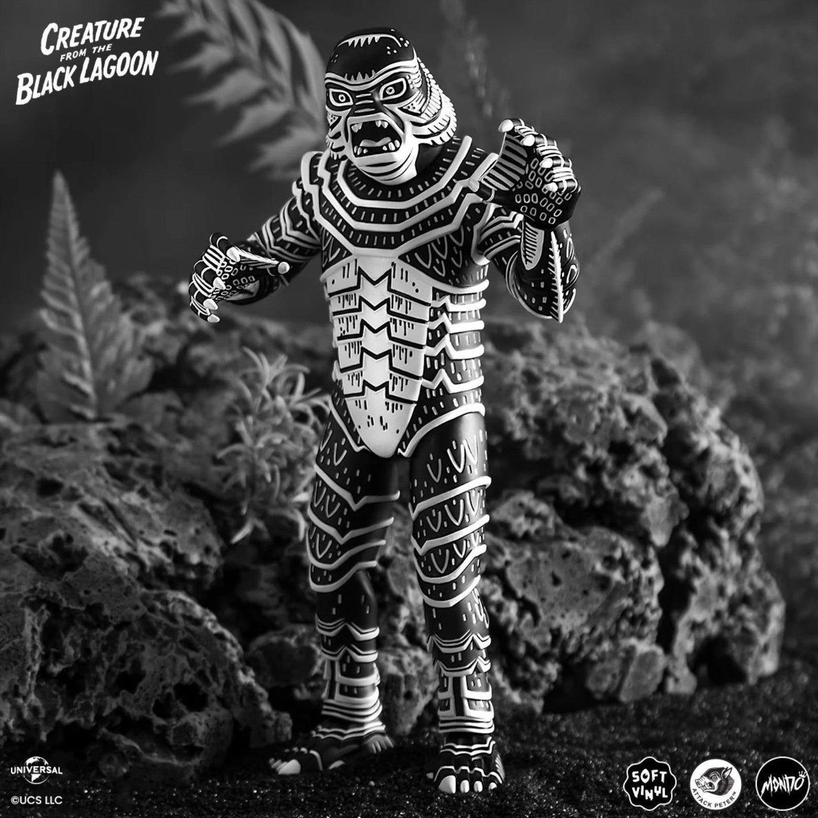 PRE-ORDER: Creature From The Black Lagoon by Attack Peter Linocut Variant Soft Vinyl Figure - Mondo