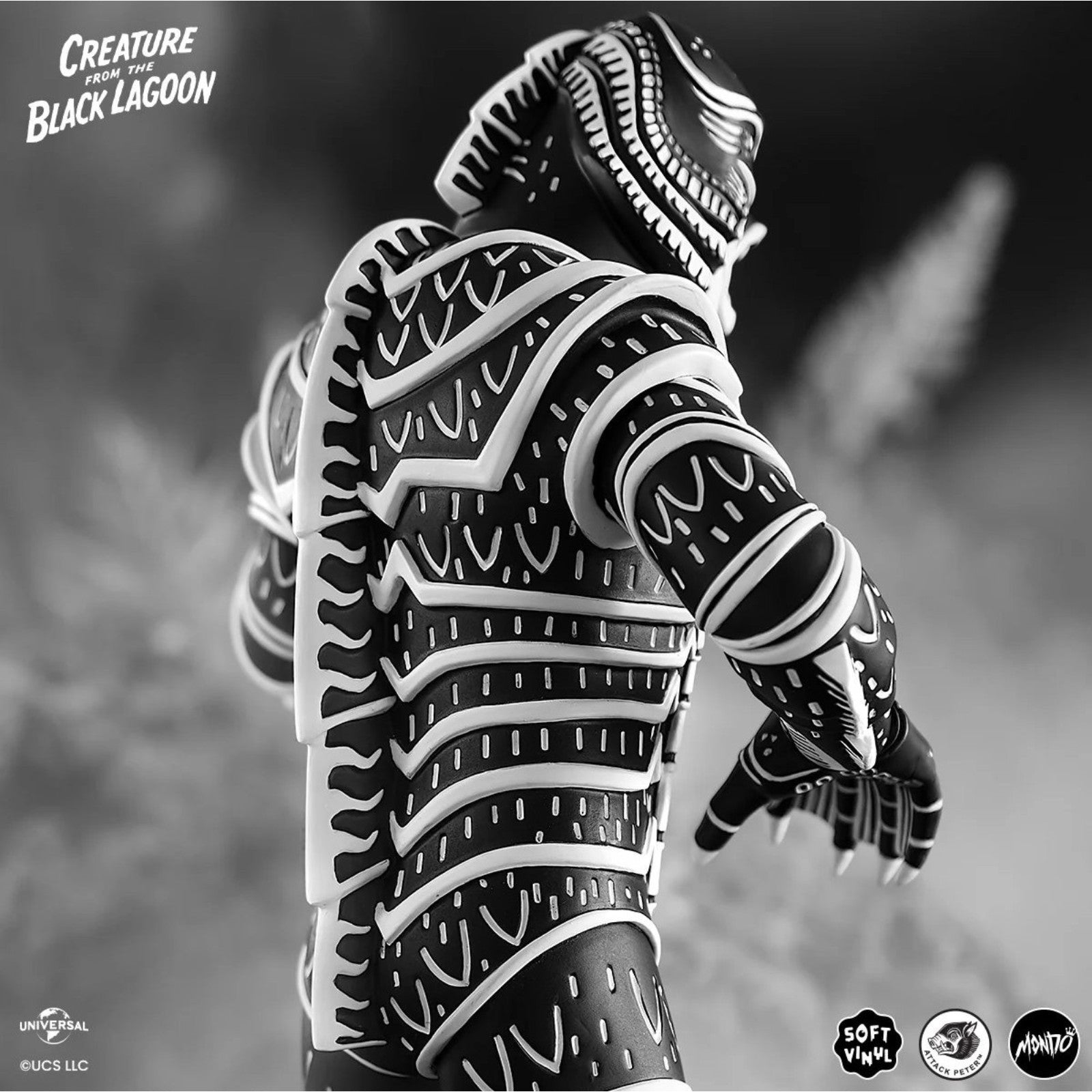 PRE-ORDER: Creature From The Black Lagoon by Attack Peter Linocut Variant Soft Vinyl Figure - Mondo
