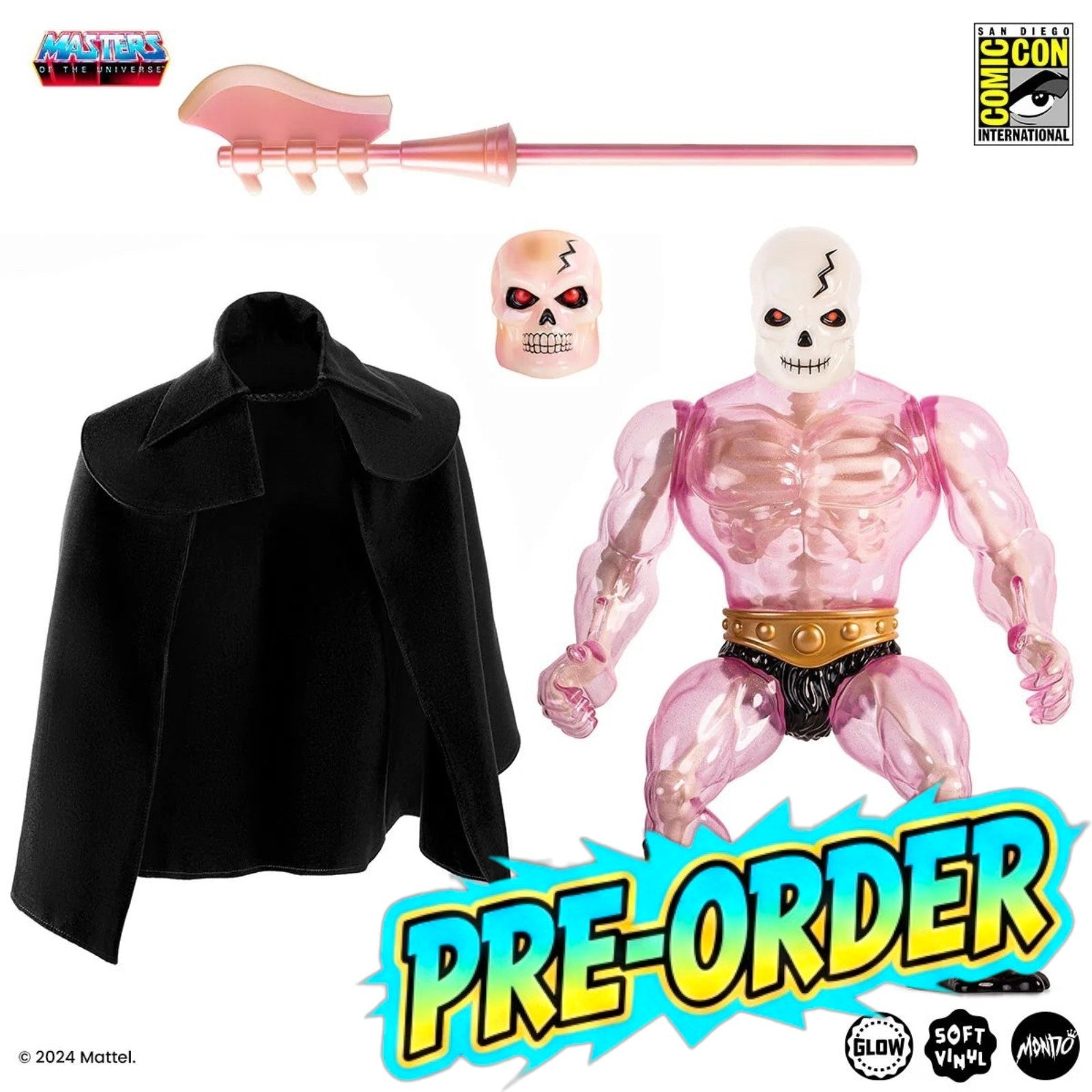 PRE-ORDER: Masters of the Universe Scareglow Cherry Blossom Glow-in-the-Dark Soft Vinyl Figure - SDCC Exclusive - Mondo