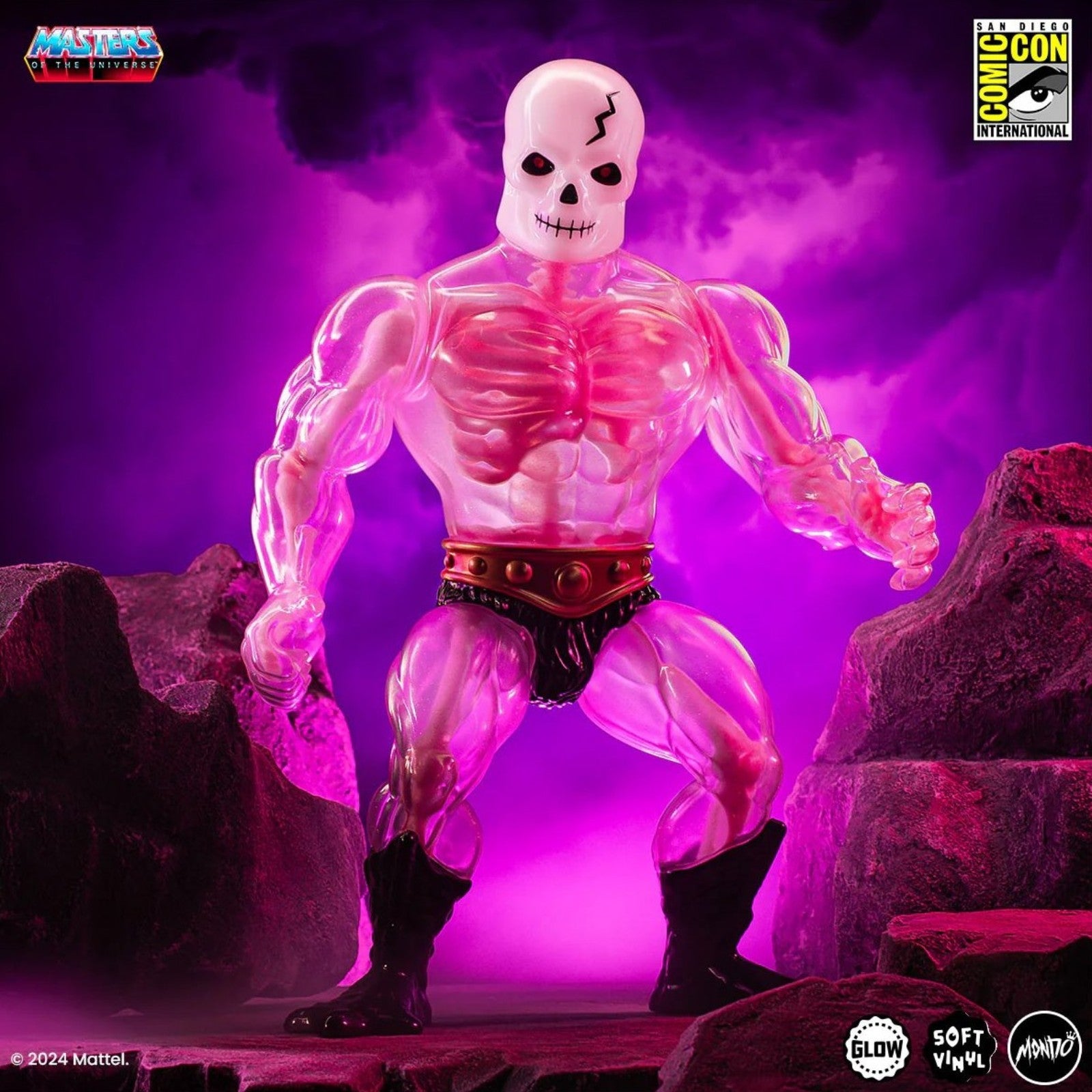 PRE-ORDER: Masters of the Universe Scareglow Cherry Blossom Glow-in-the-Dark Soft Vinyl Figure - SDCC Exclusive - Mondo