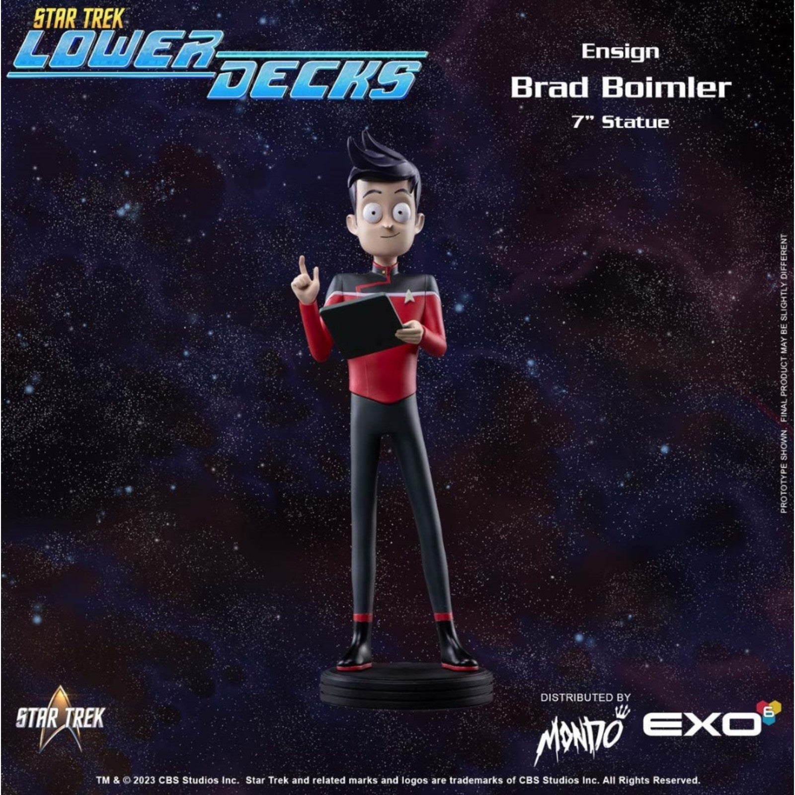 PRE-ORDER: Ensign Brad Boimler Star Trek: Lower Decks EXO-6 MONDO 7-Inch Statue