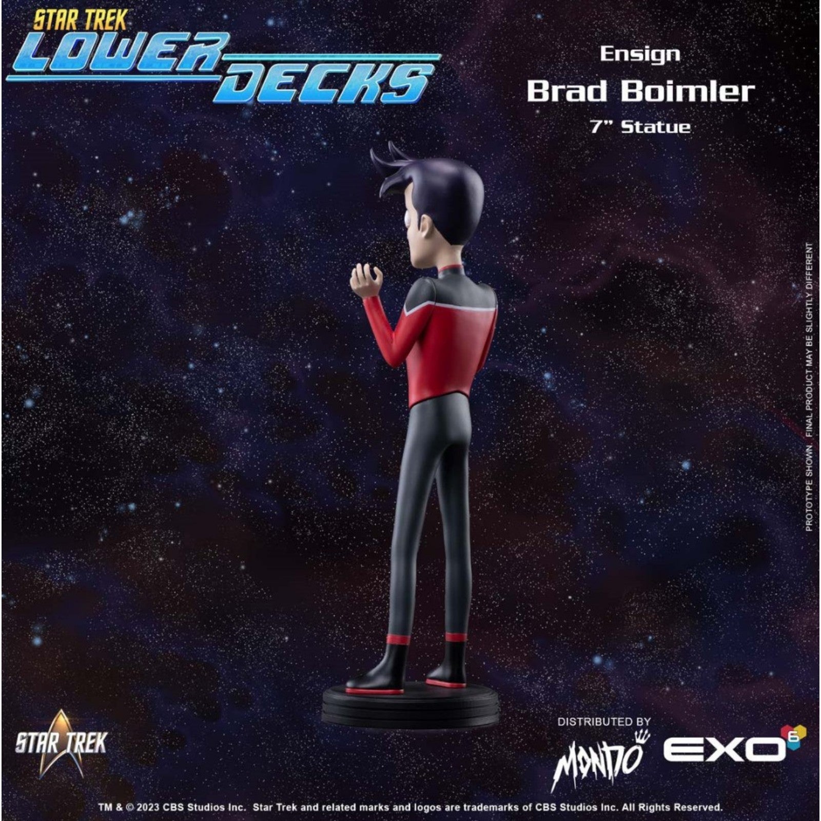 PRE-ORDER: Ensign Brad Boimler Star Trek: Lower Decks EXO-6 MONDO 7-Inch Statue