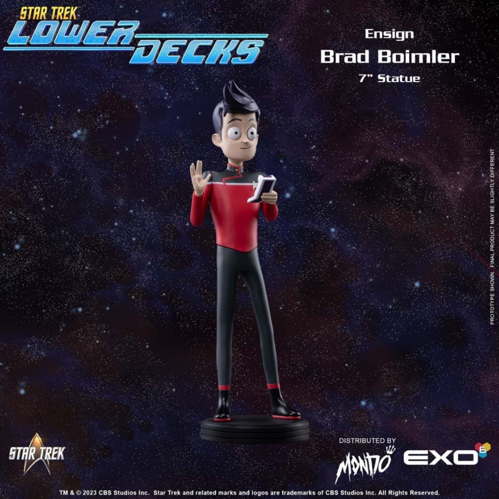 PRE-ORDER: Ensign Brad Boimler Star Trek: Lower Decks EXO-6 MONDO 7-Inch Statue