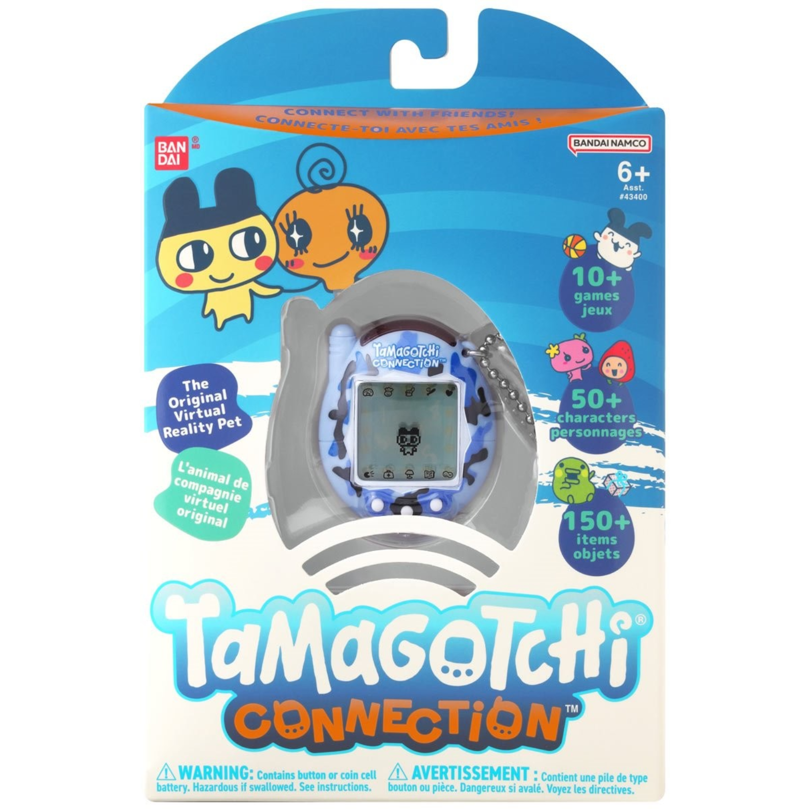 Tamagotchi Connection Wild Blue Digital Pet Bandai Namco