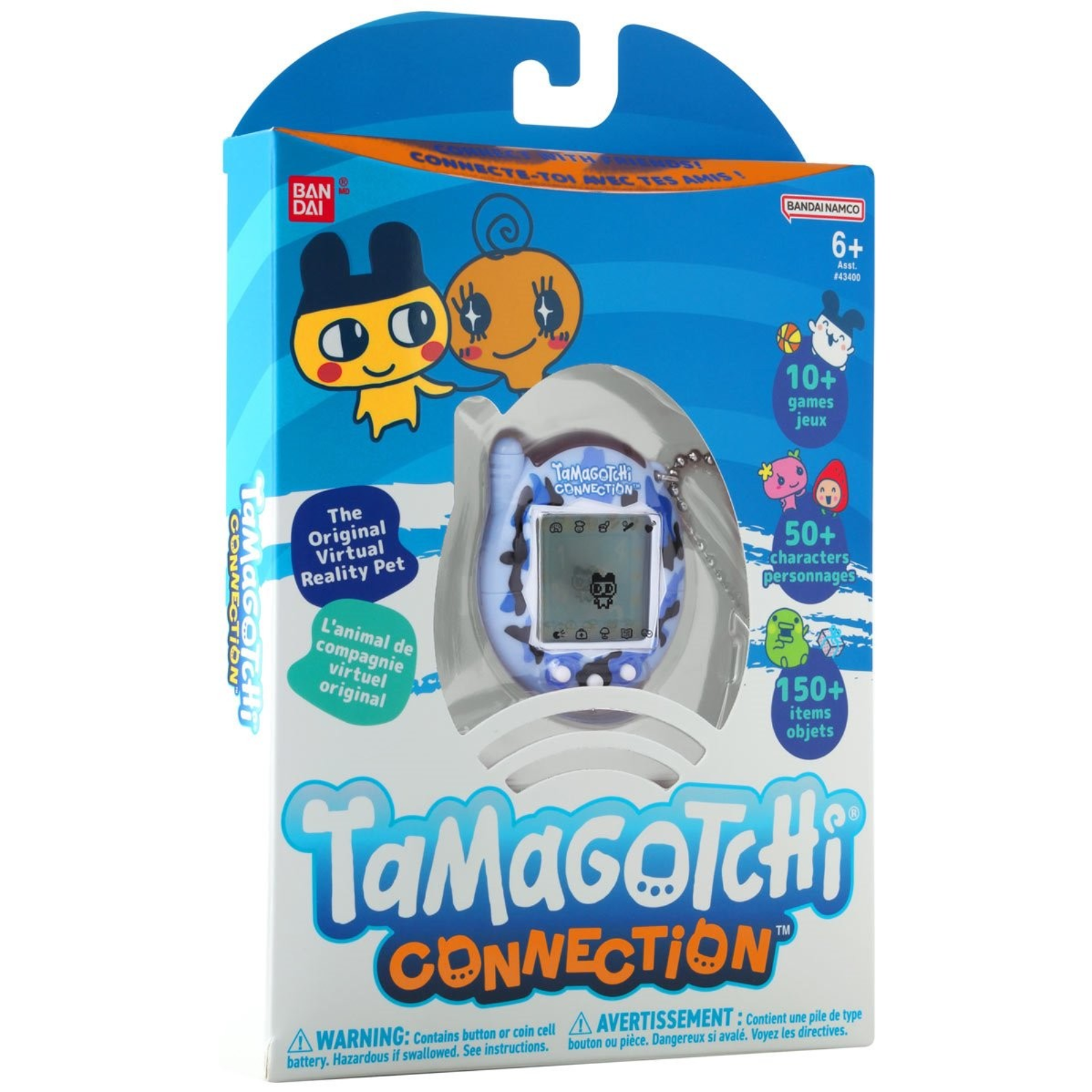 Tamagotchi Connection Wild Blue Digital Pet Bandai Namco