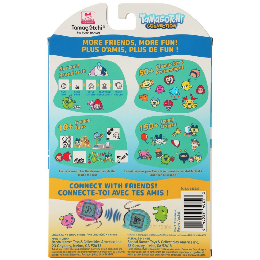 Tamagotchi Connection Wild Blue Digital Pet Bandai Namco