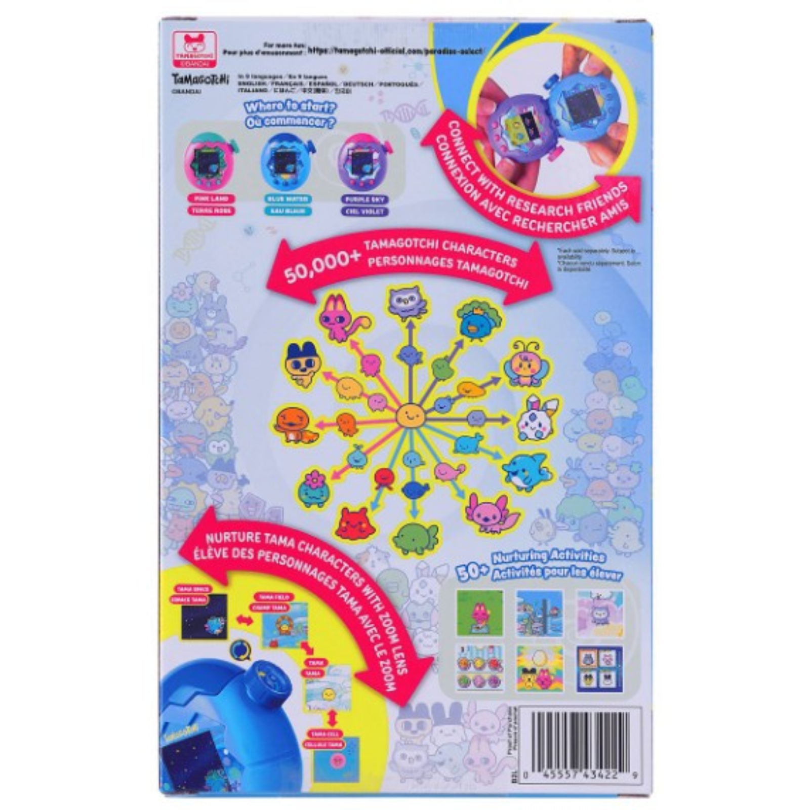 Tamagotchi Paradise Blue Water Digital Pet Bandai Namco