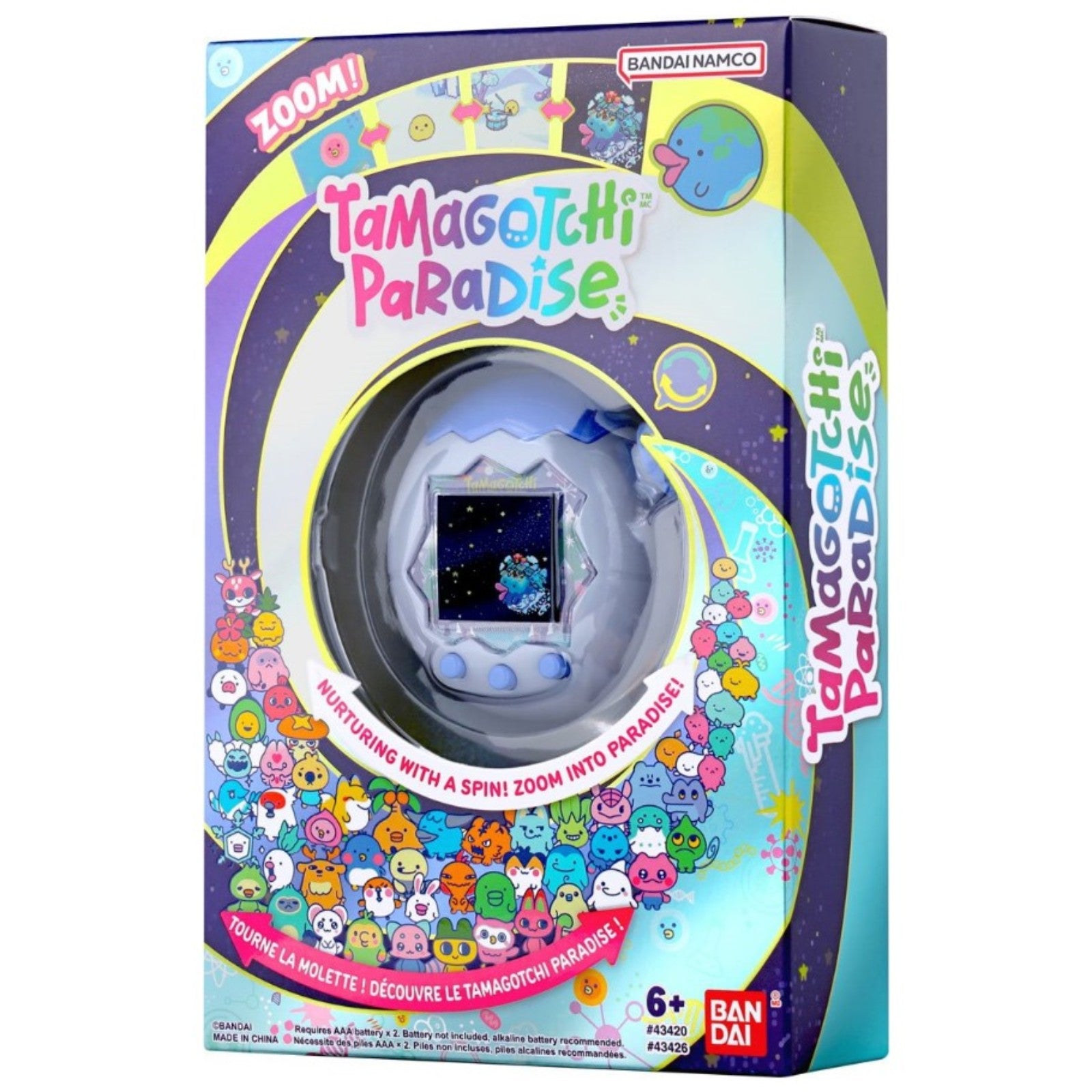 PRE-ORDER: Tamagotchi Paradise White Glacier Digital Pet Bandai Namco