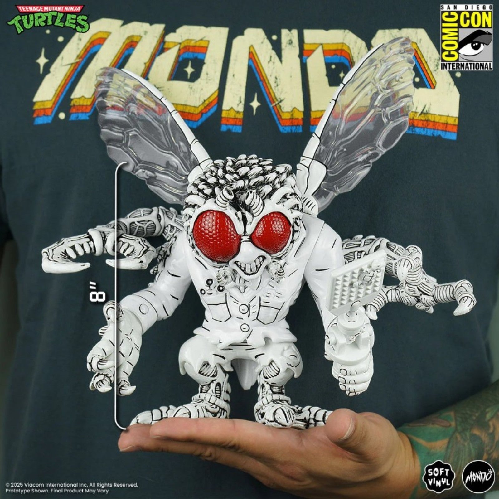 PRE-ORDER: Teenage Mutant Ninja Turtles Baxter Stockman Mirage Variant SDCC Exclusive Soft Vinyl Figure - Mondo