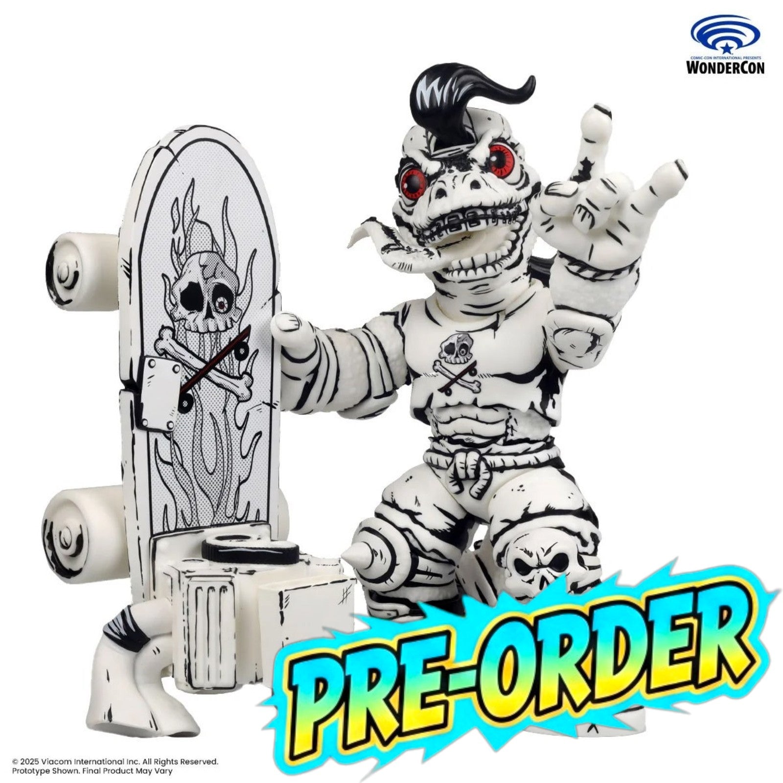 PRE-ORDER: Teenage Mutant Ninja Turtles Mondo Gecko Mirage Variant Wonder Con Exclusive Soft Vinyl Figure - Mondo