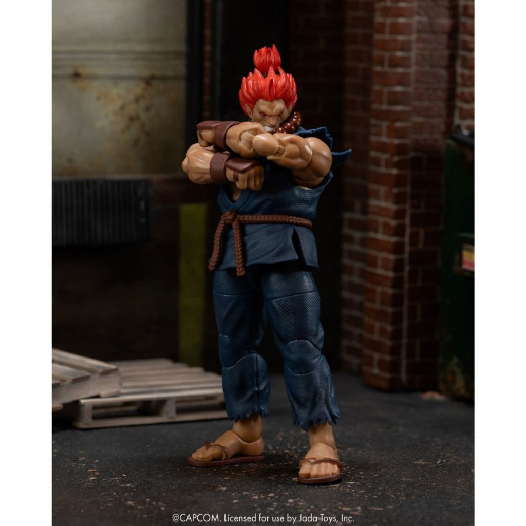 Ultra Street Fighter II Akuma 6" Scale Action Figure Jada Toys