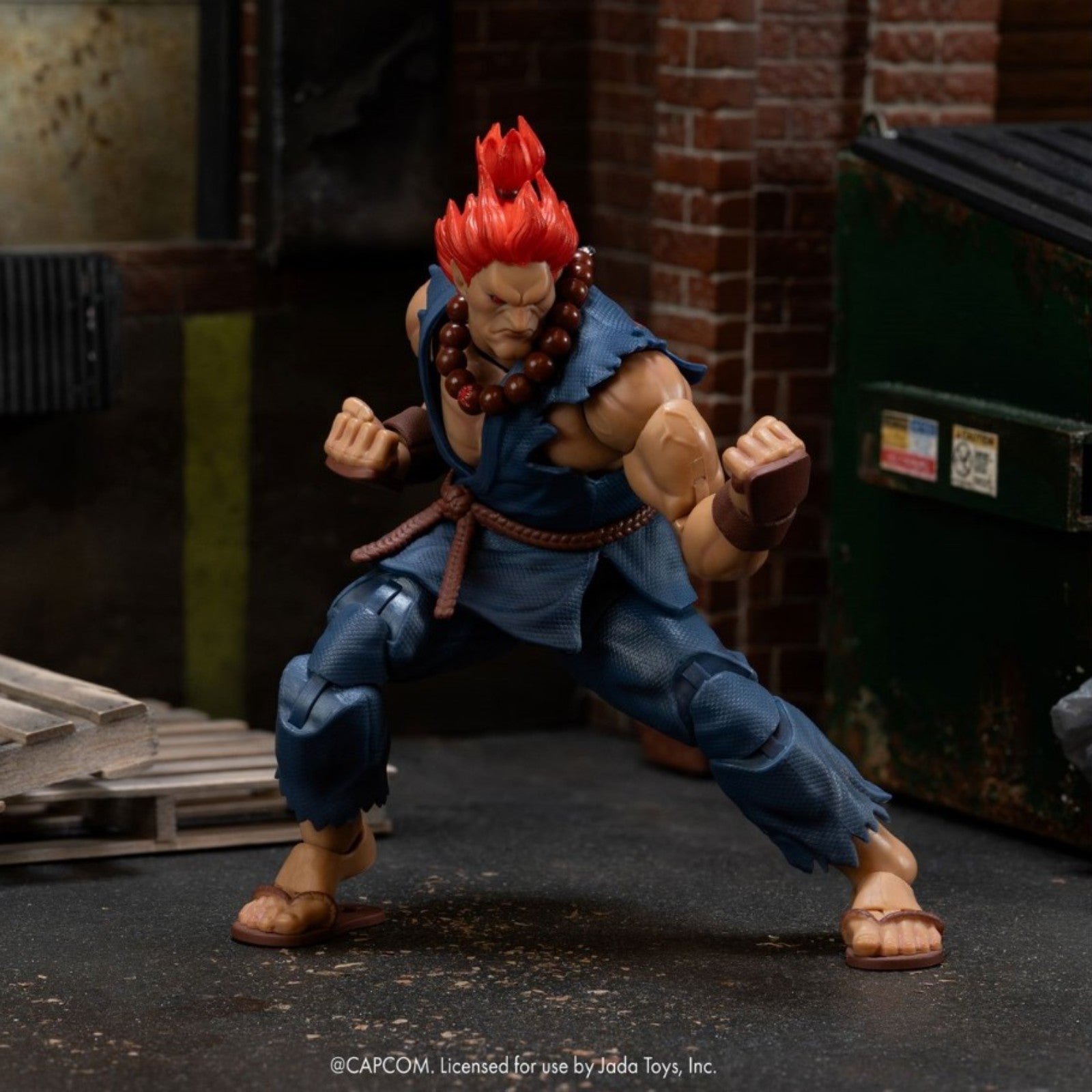 Ultra Street Fighter II Akuma 6" Scale Action Figure Jada Toys