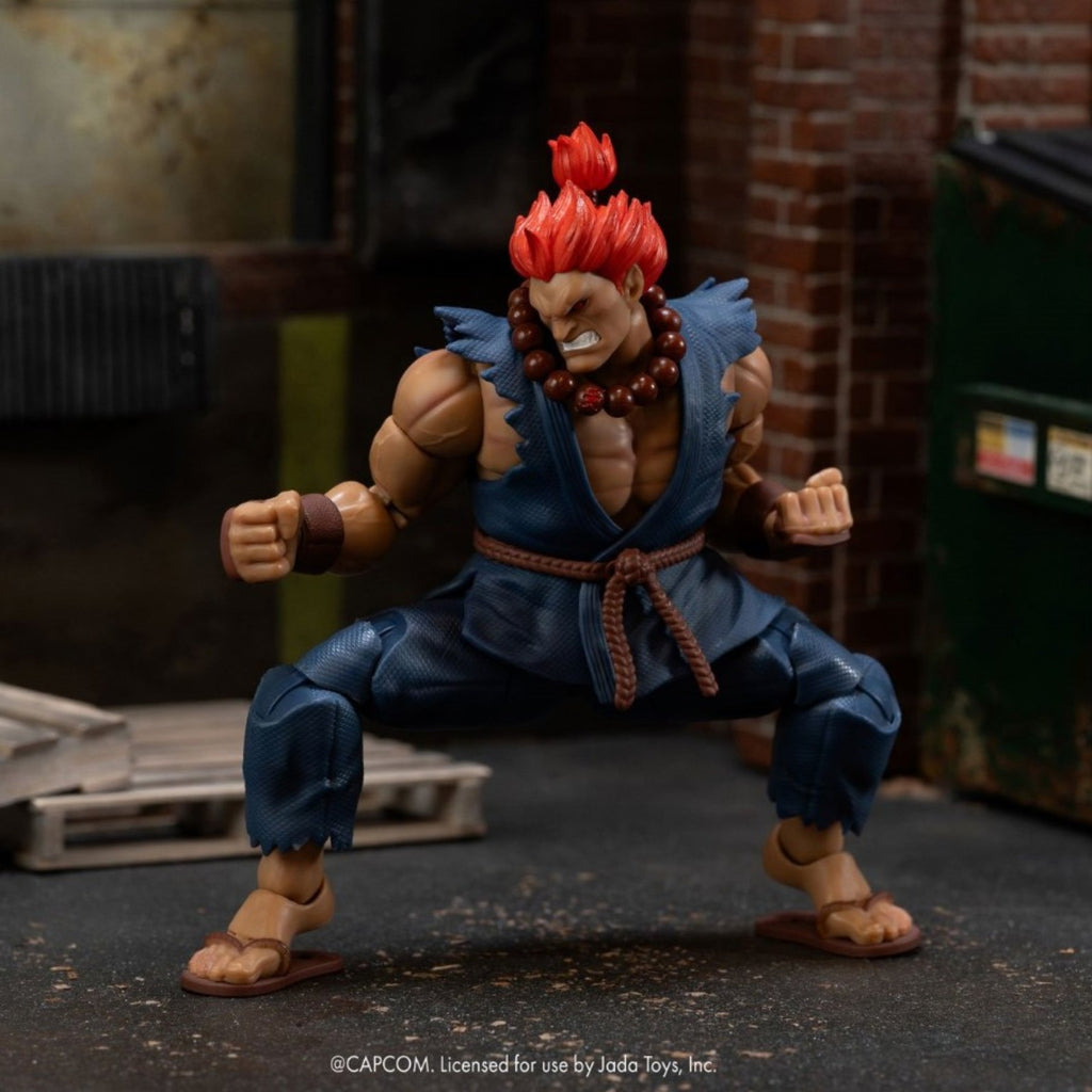 Ultra Street Fighter II Akuma 6" Scale Action Figure Jada Toys