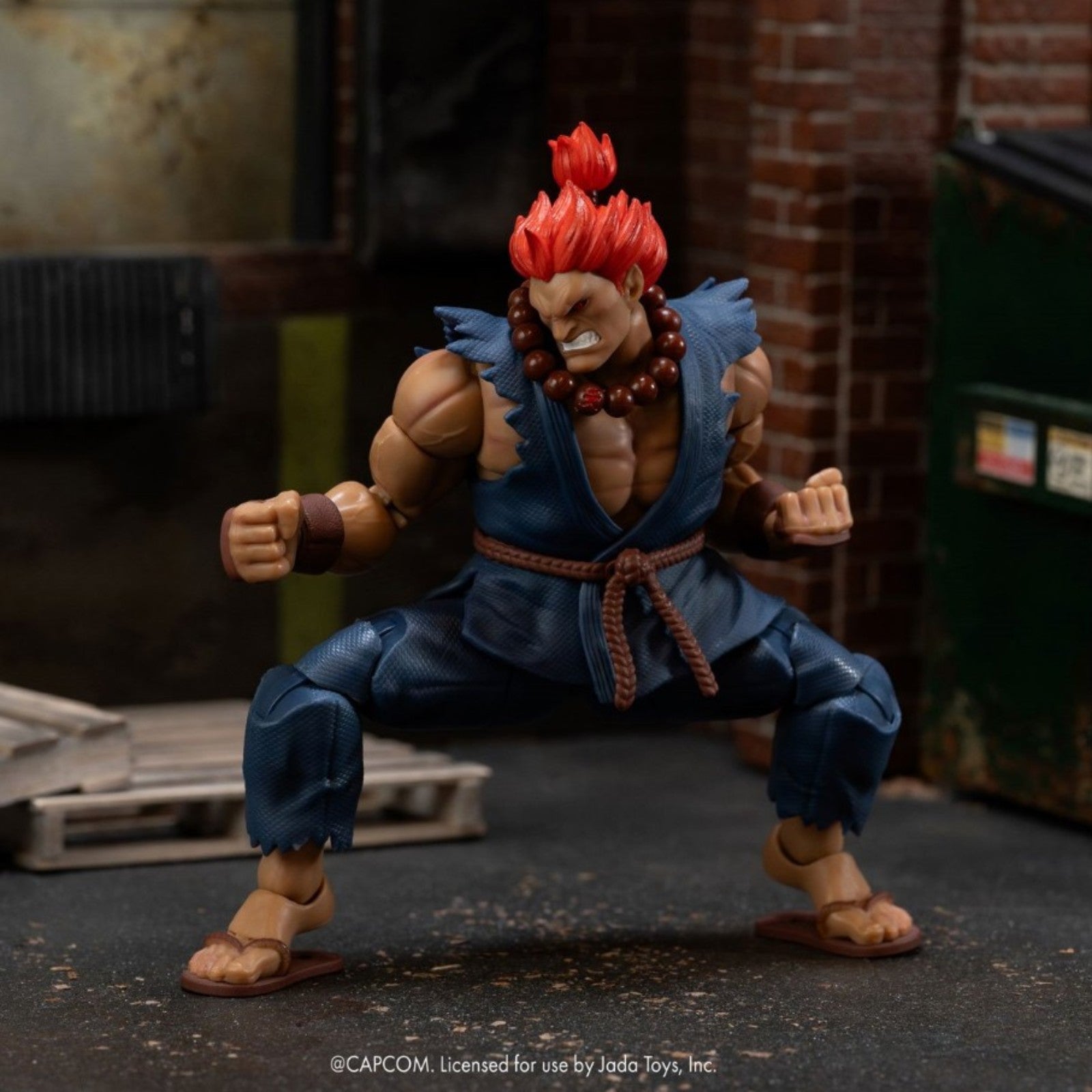 Ultra Street Fighter II Akuma 6" Scale Action Figure Jada Toys