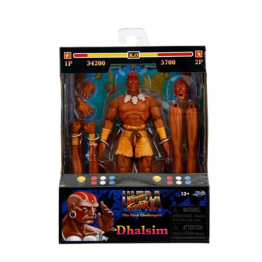 Ultra Street Fighter II Dhalsim 6" Scale Action Figure Jada Toys