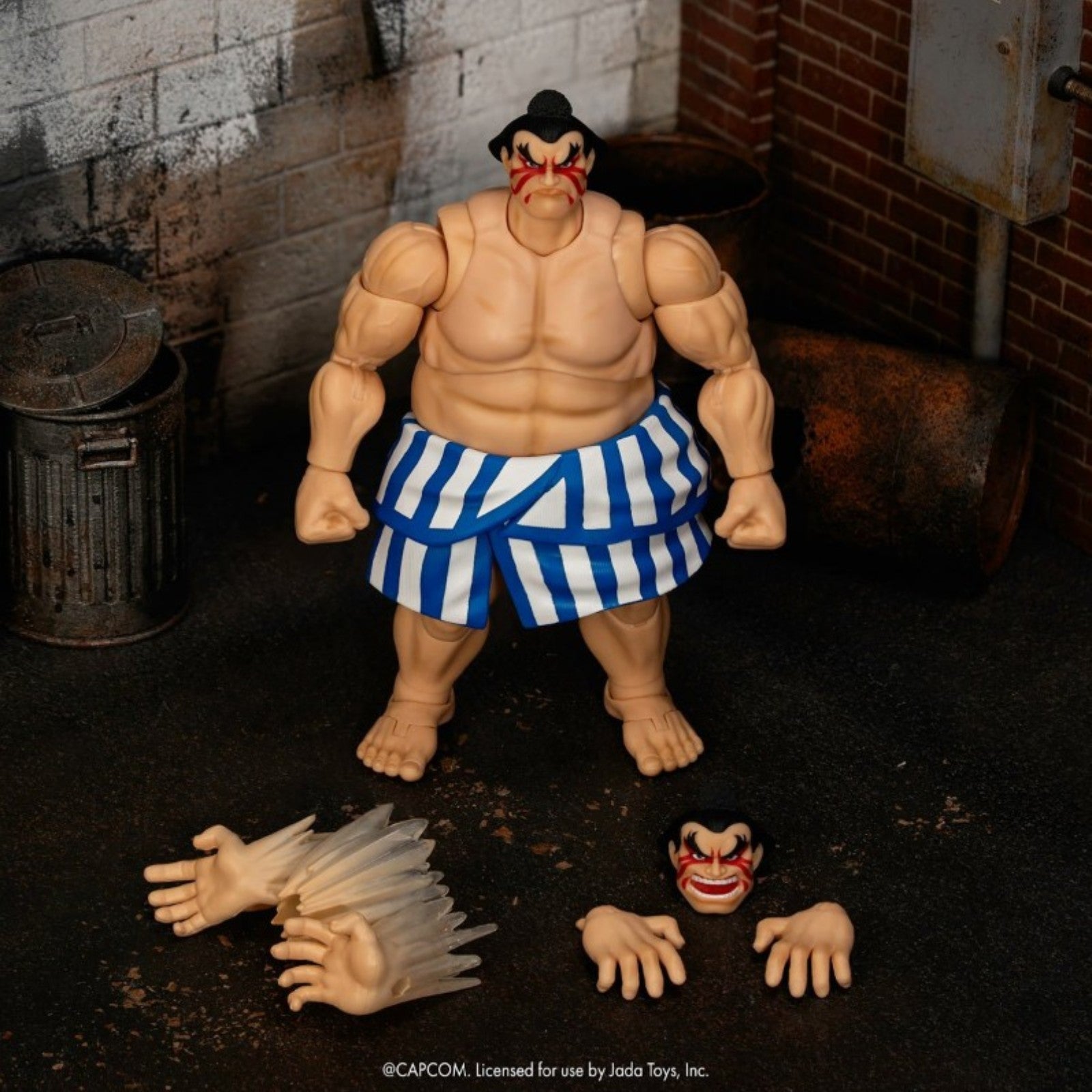 Ultra Street Fighter II E. Honda 6" Scale Action Figure Jada Toys