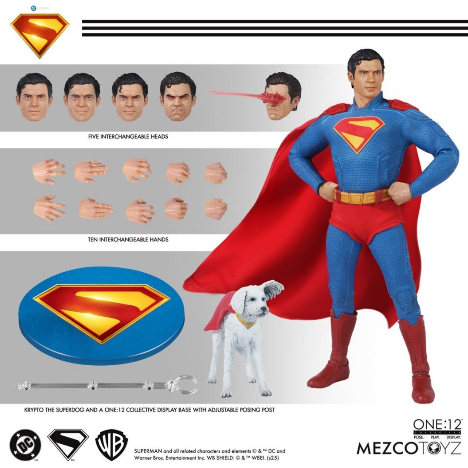 PRE-ORDER: Mezco Toyz Superman 2025 Movie Edition One:12 Collective Action Figure