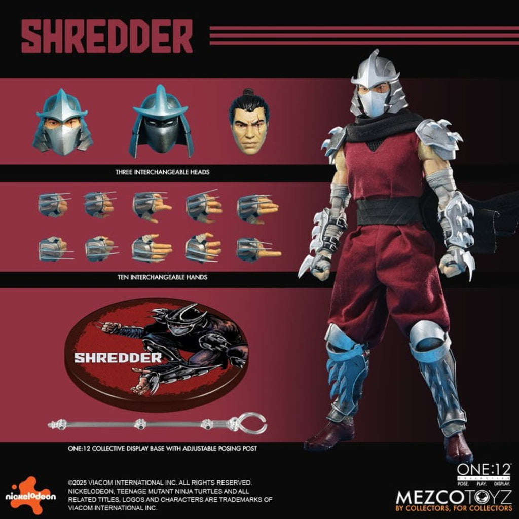 PRE-ORDER: Mezco Toyz Teenage Mutant Ninja Turtles Shredder One:12 Collective Action Figure