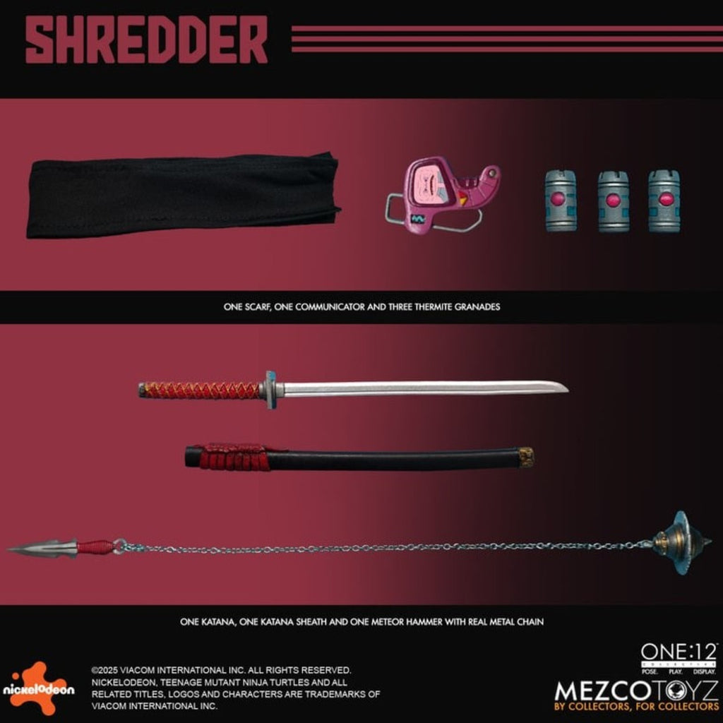 PRE-ORDER: Mezco Toyz Teenage Mutant Ninja Turtles Shredder One:12 Collective Action Figure