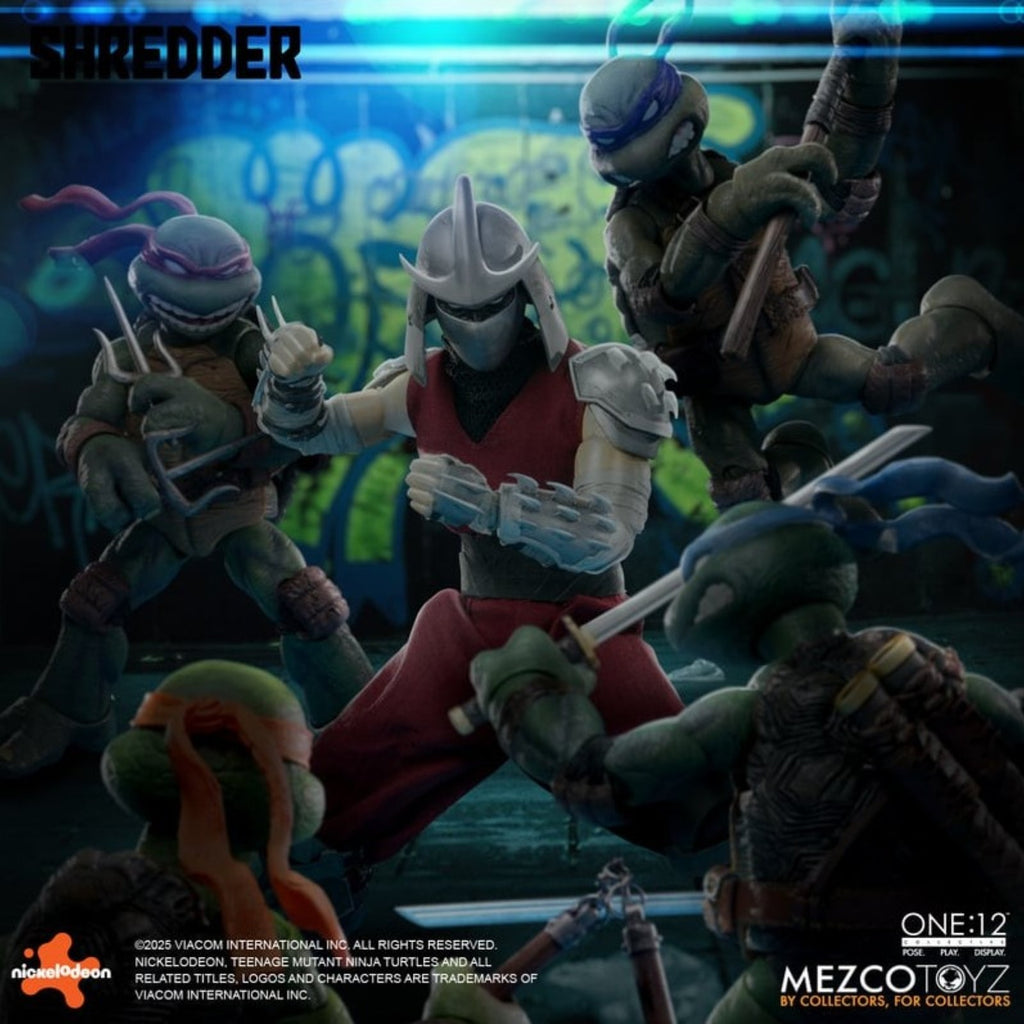 PRE-ORDER: Mezco Toyz Teenage Mutant Ninja Turtles Shredder One:12 Collective Action Figure