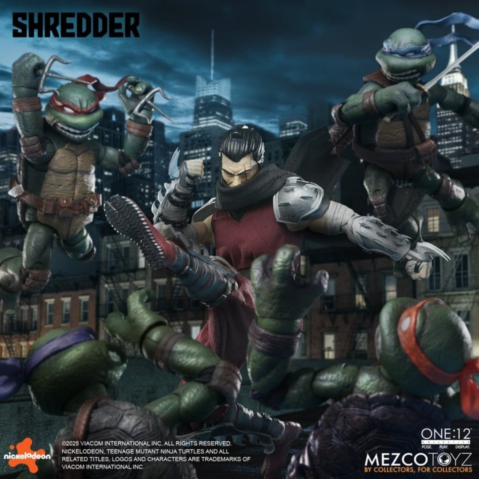 PRE-ORDER: Mezco Toyz Teenage Mutant Ninja Turtles Shredder One:12 Collective Action Figure