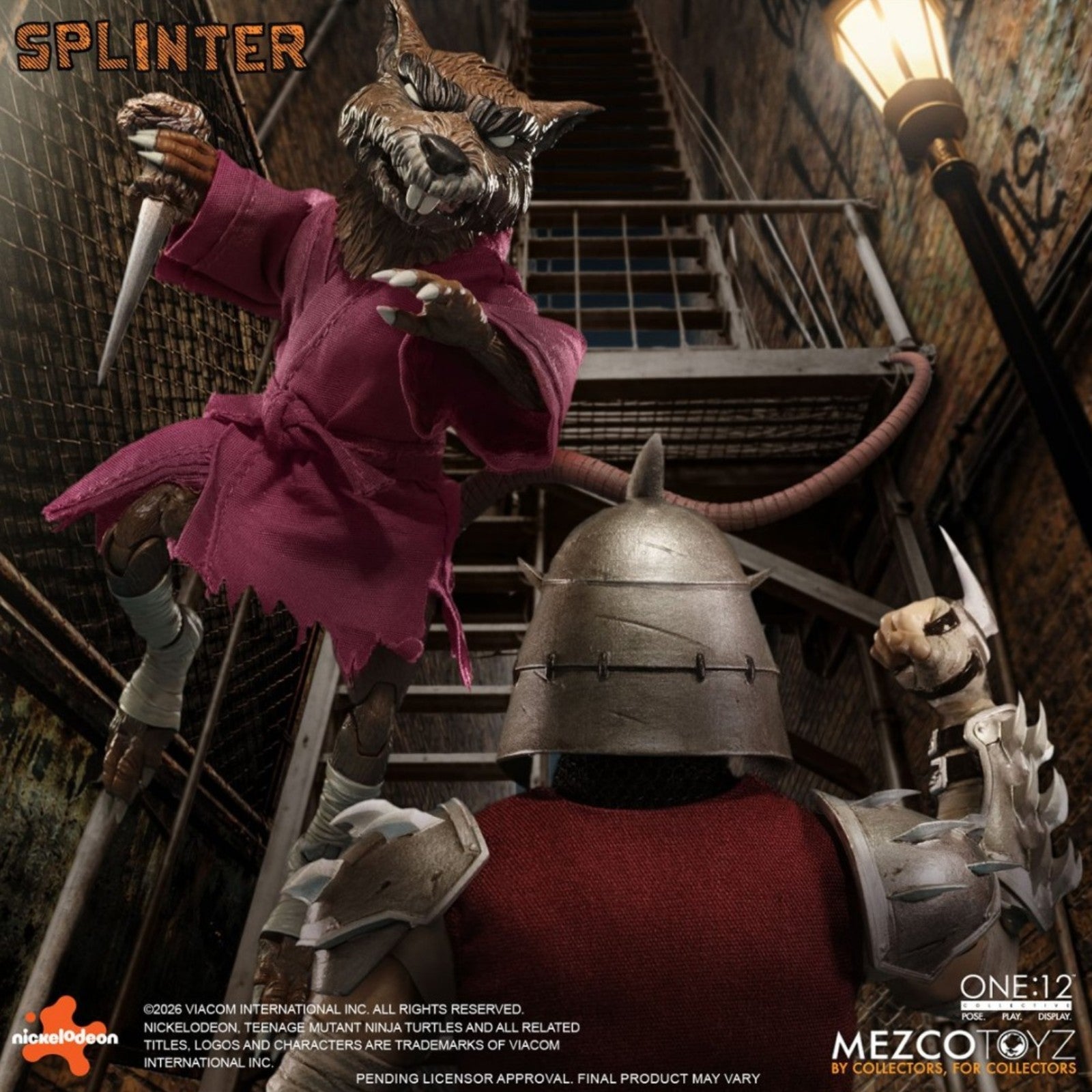 PRE-ORDER: Mezco Toyz Teenage Mutant Ninja Turtles Master Splinter One:12 Collective Action Figure
