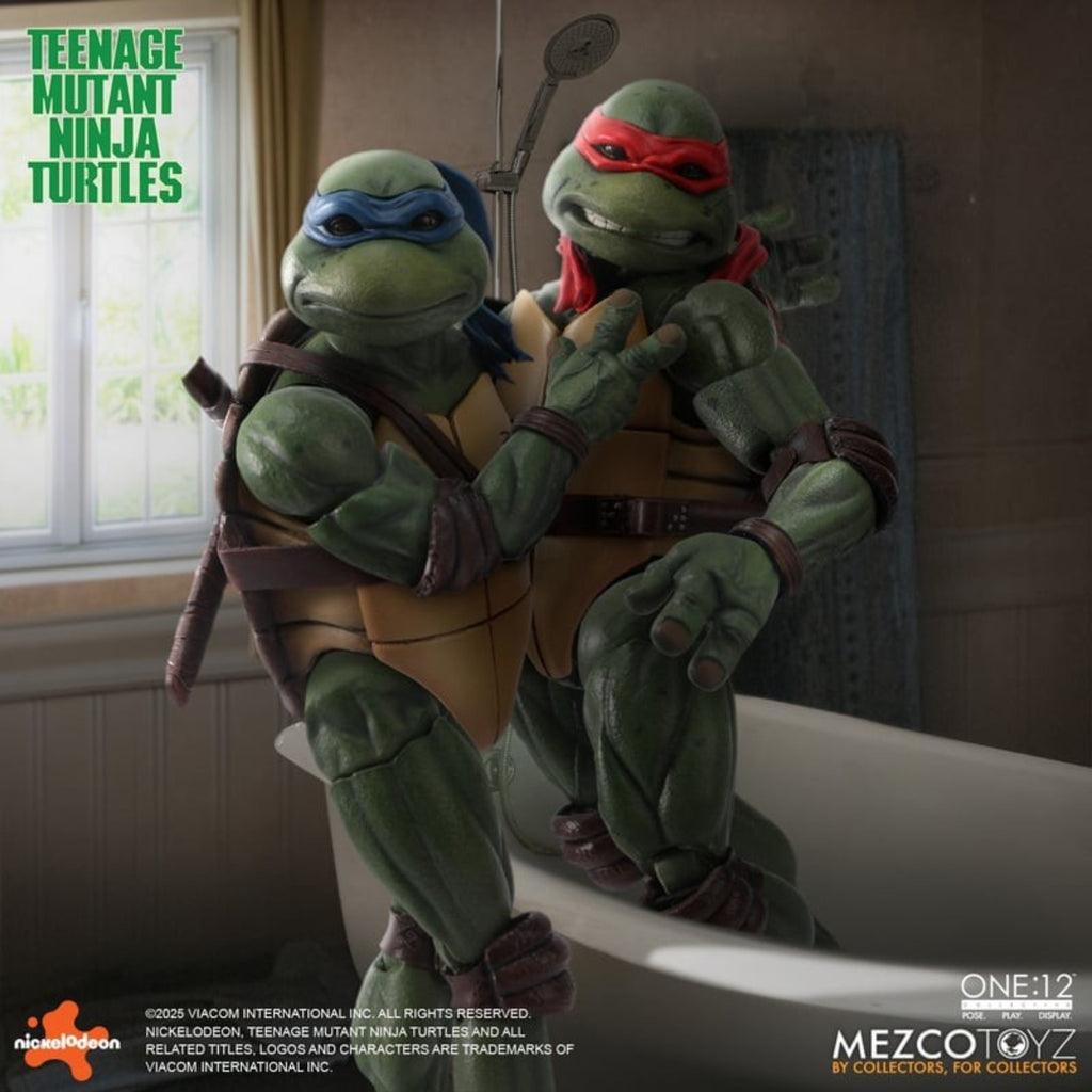 PRE-ORDER: Mezco Toyz Teenage Mutant Ninja Turtles (1990 Movie) Deluxe One:12 Collective Boxed Set