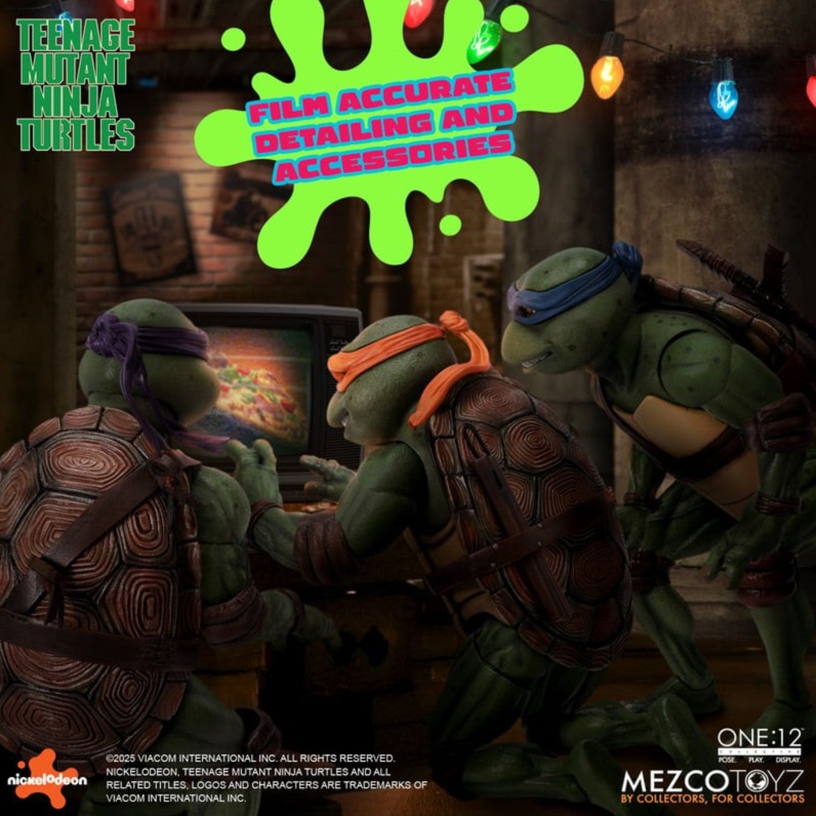 PRE-ORDER: Mezco Toyz Teenage Mutant Ninja Turtles (1990 Movie) Deluxe One:12 Collective Boxed Set