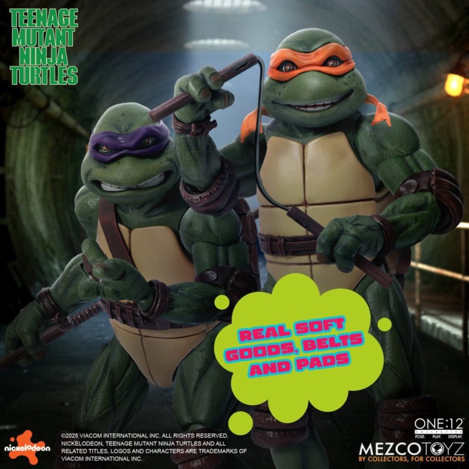 PRE-ORDER: Mezco Toyz Teenage Mutant Ninja Turtles (1990 Movie) Deluxe One:12 Collective Boxed Set
