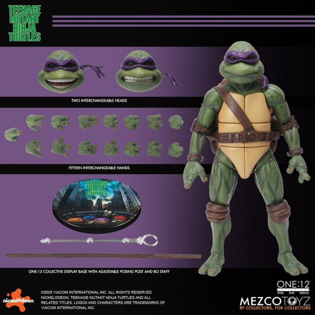 PRE-ORDER: Mezco Toyz Teenage Mutant Ninja Turtles (1990 Movie) Deluxe One:12 Collective Boxed Set
