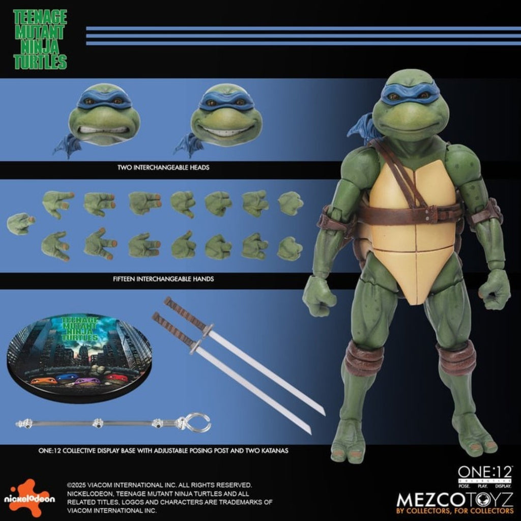 PRE-ORDER: Mezco Toyz Teenage Mutant Ninja Turtles (1990 Movie) Deluxe One:12 Collective Boxed Set