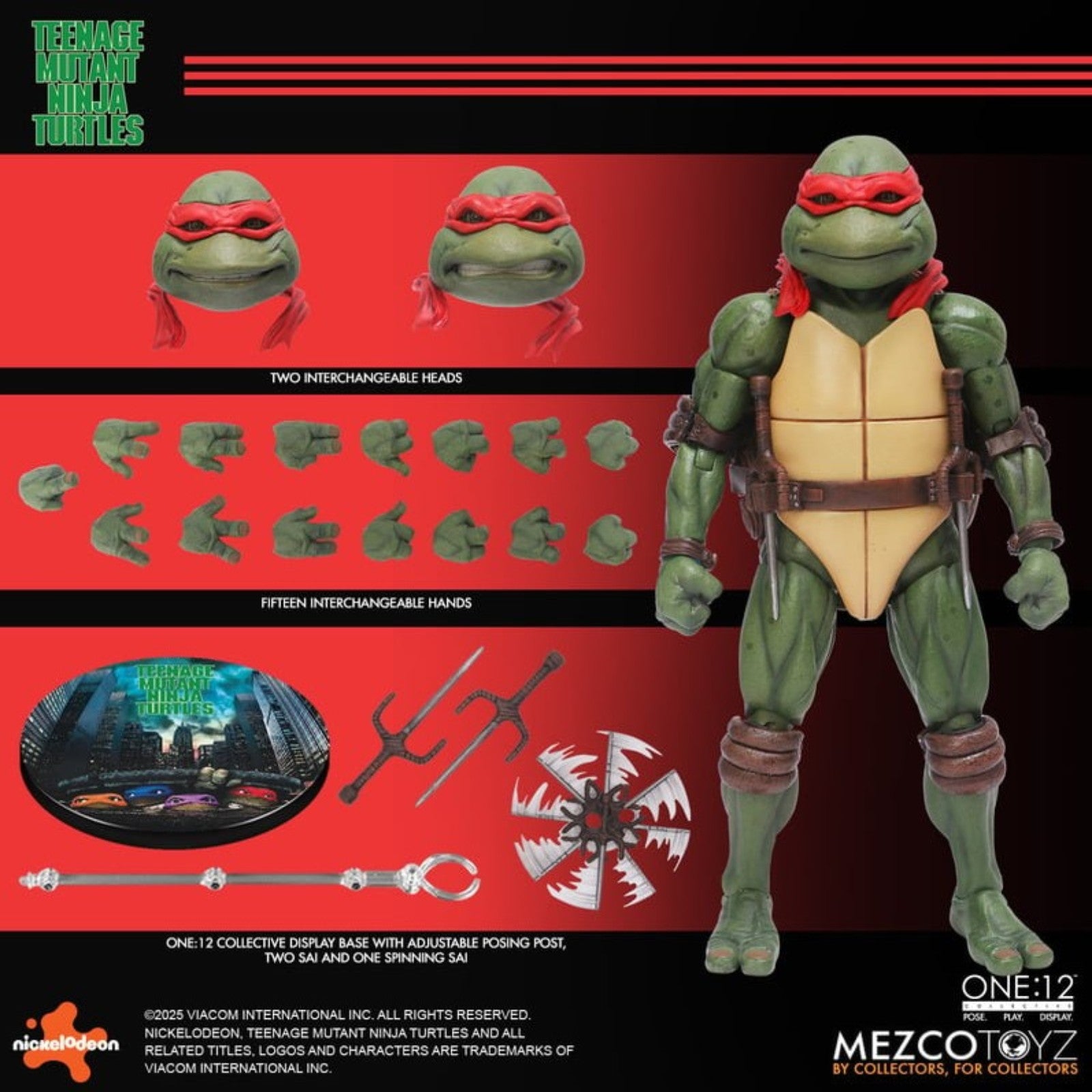 PRE-ORDER: Mezco Toyz Teenage Mutant Ninja Turtles (1990 Movie) Deluxe One:12 Collective Boxed Set