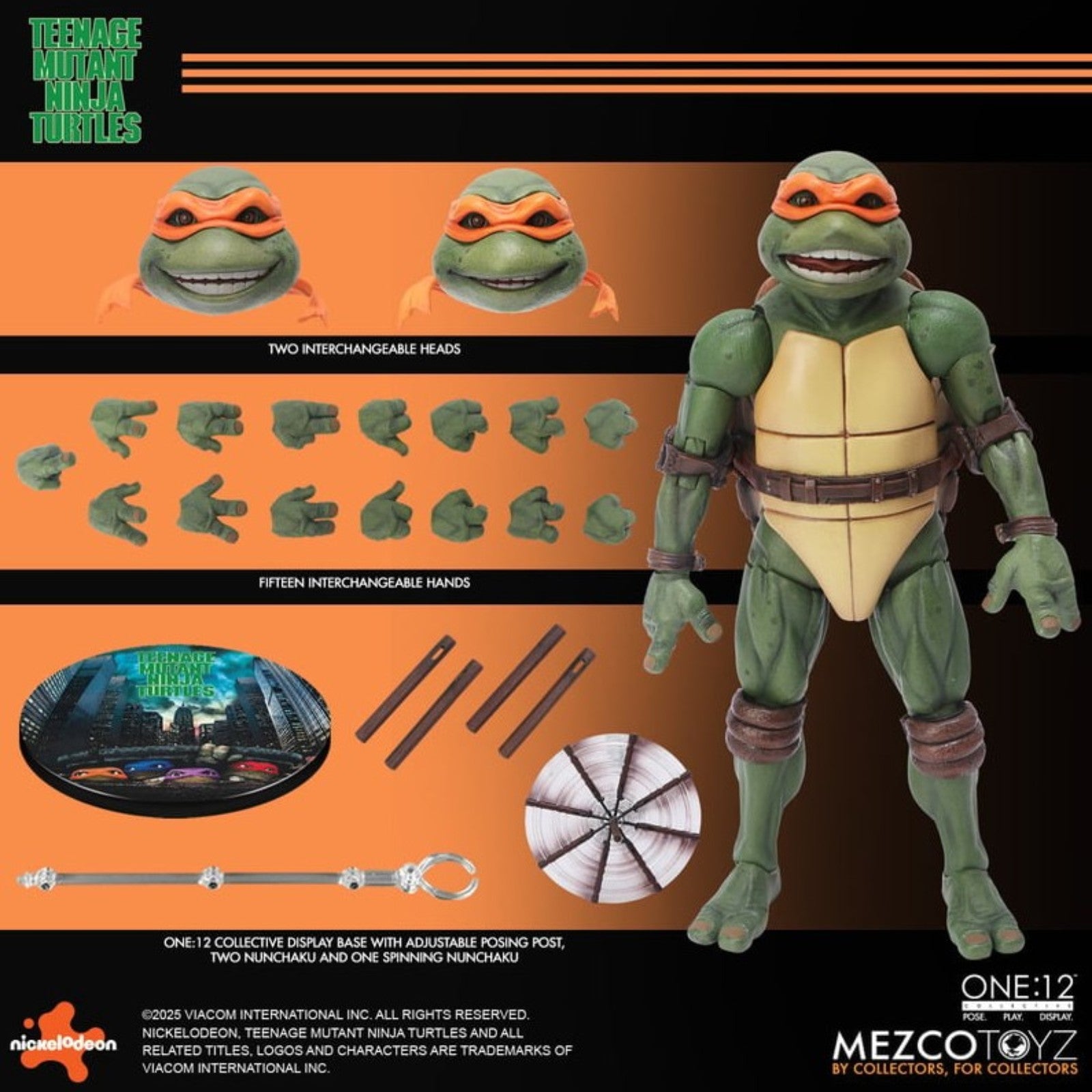 PRE-ORDER: Mezco Toyz Teenage Mutant Ninja Turtles (1990 Movie) Deluxe One:12 Collective Boxed Set