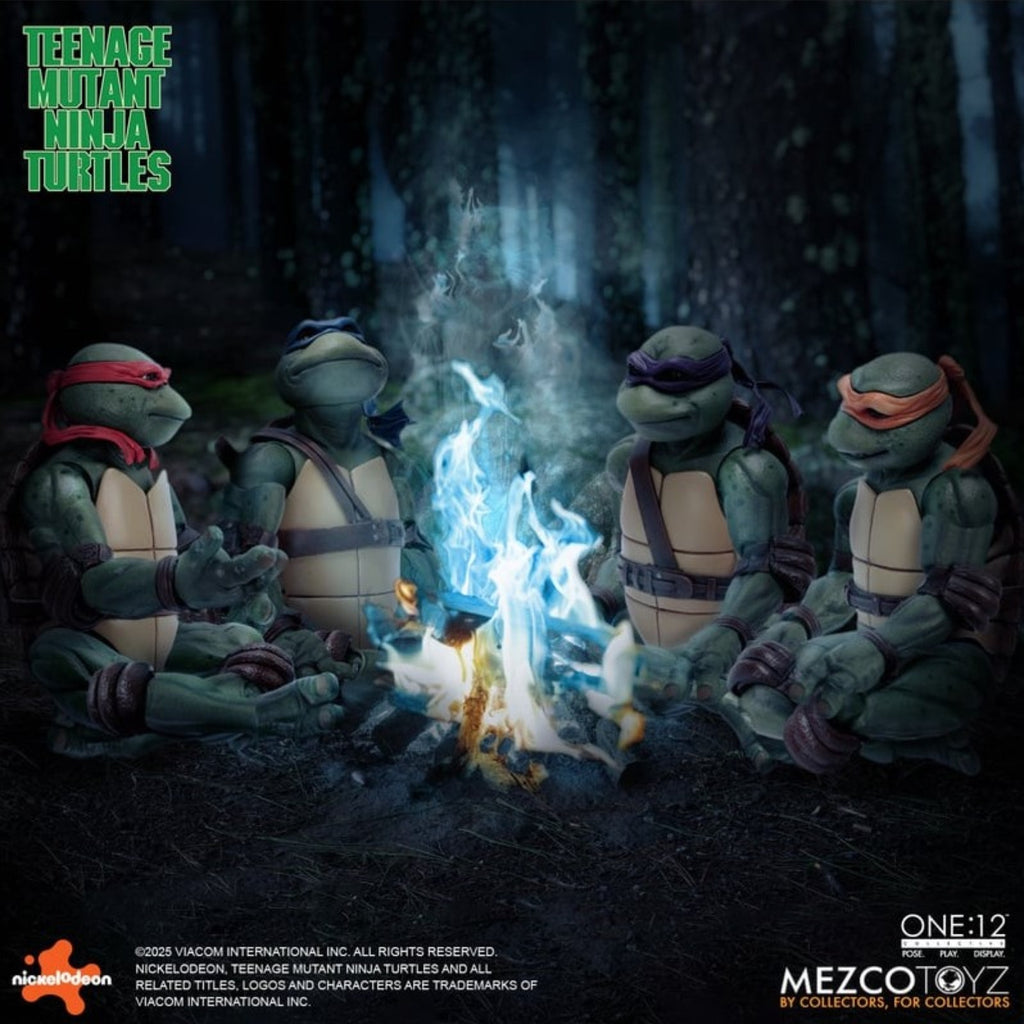 PRE-ORDER: Mezco Toyz Teenage Mutant Ninja Turtles (1990 Movie) Deluxe One:12 Collective Boxed Set