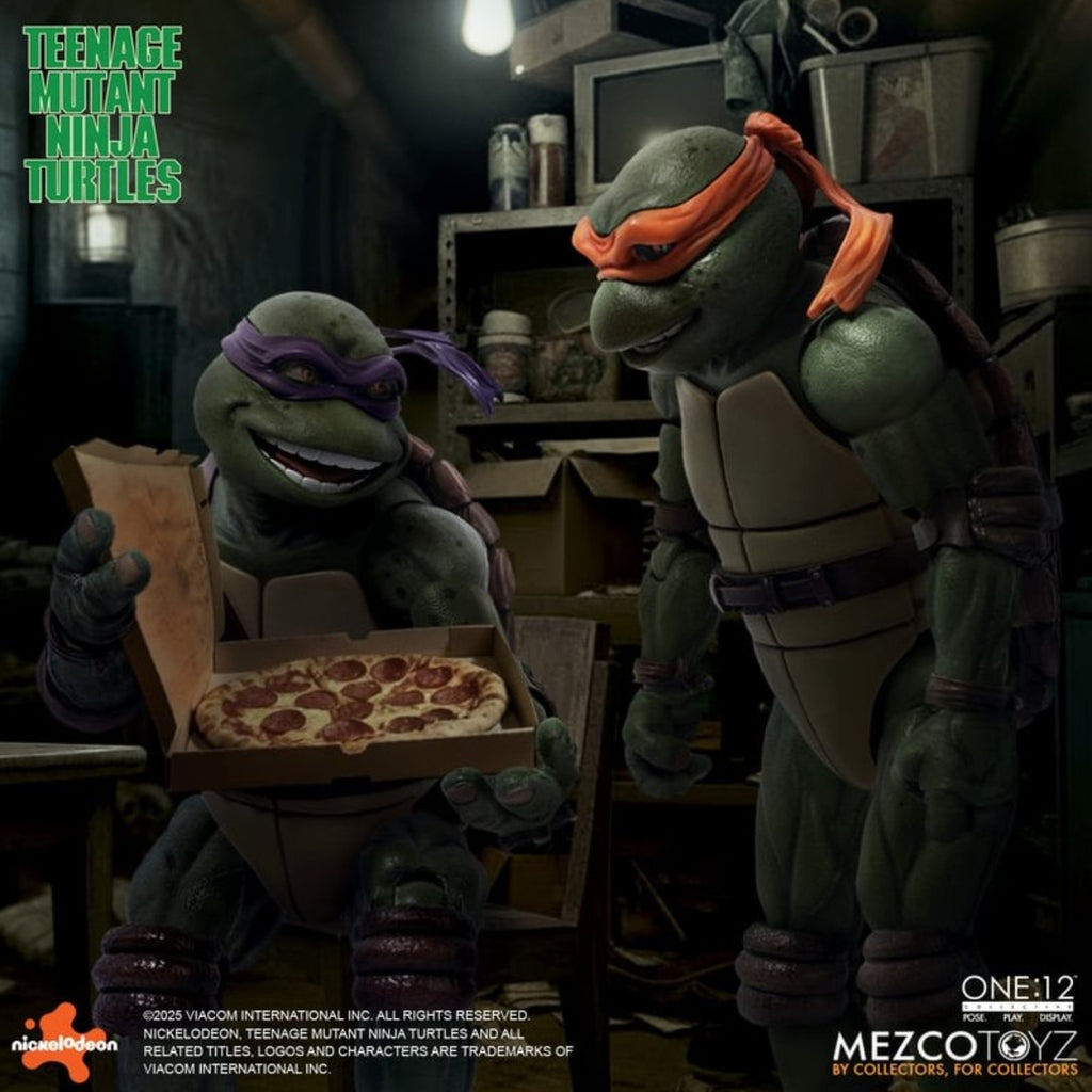 PRE-ORDER: Mezco Toyz Teenage Mutant Ninja Turtles (1990 Movie) Deluxe One:12 Collective Boxed Set