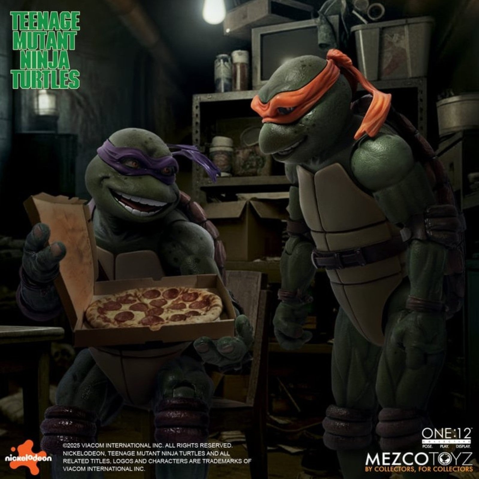 PRE-ORDER: Mezco Toyz Teenage Mutant Ninja Turtles (1990 Movie) Deluxe One:12 Collective Boxed Set