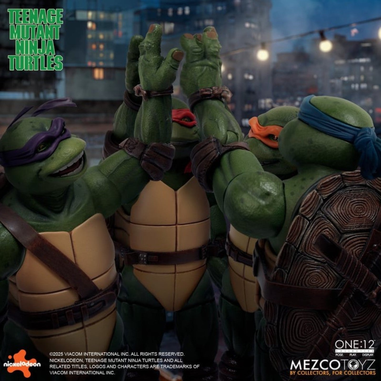 PRE-ORDER: Mezco Toyz Teenage Mutant Ninja Turtles (1990 Movie) Deluxe One:12 Collective Boxed Set