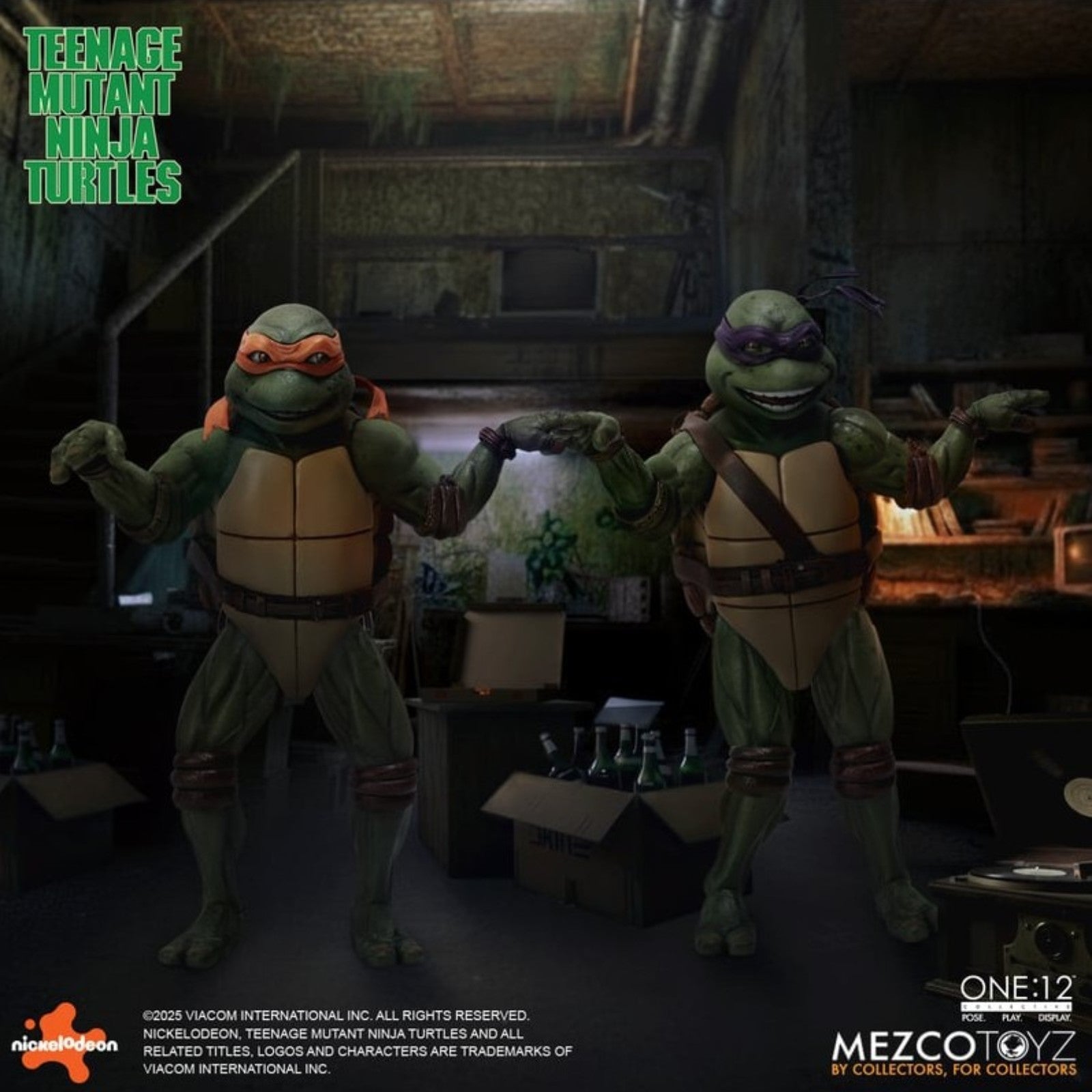 PRE-ORDER: Mezco Toyz Teenage Mutant Ninja Turtles (1990 Movie) Deluxe One:12 Collective Boxed Set