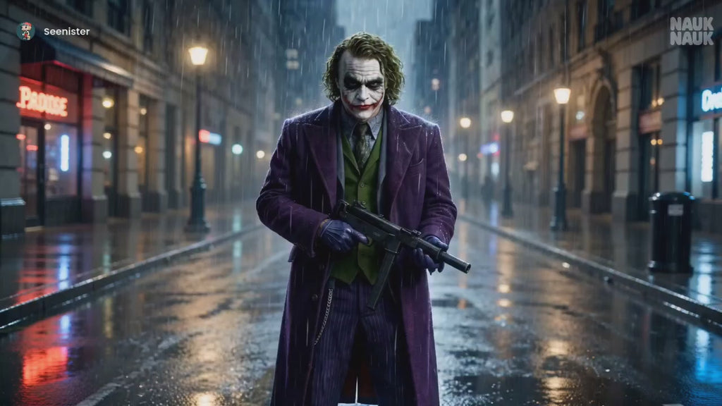 PRE-ORDER: Mezco One:12 Collective Dark Knight Joker Figure Heath Ledger